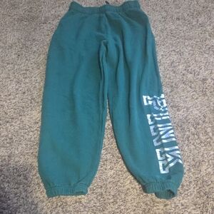 PINK/ VICTORIAS SECRET Green Sweatpants